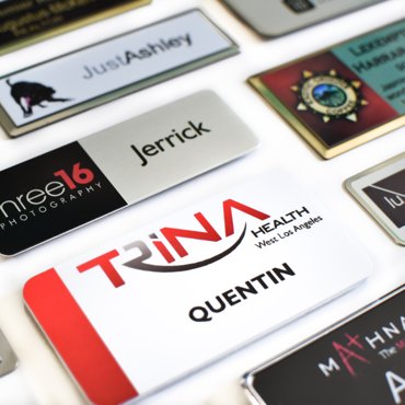 Custom Employee Name Tags With No Minimum Order