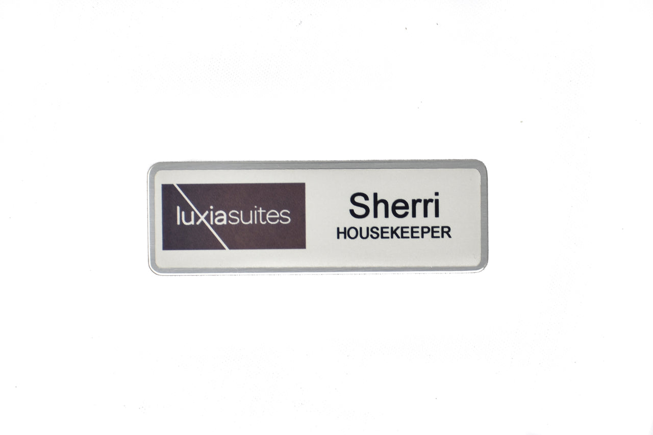 Silver Preferred Name Tag