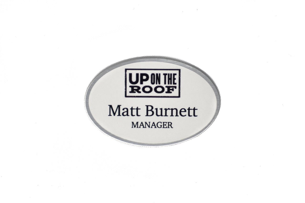 Silver Preferred Name Tag