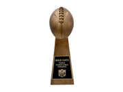 Gold Lombardi Replica Super Bowl Trophy 15" with plate