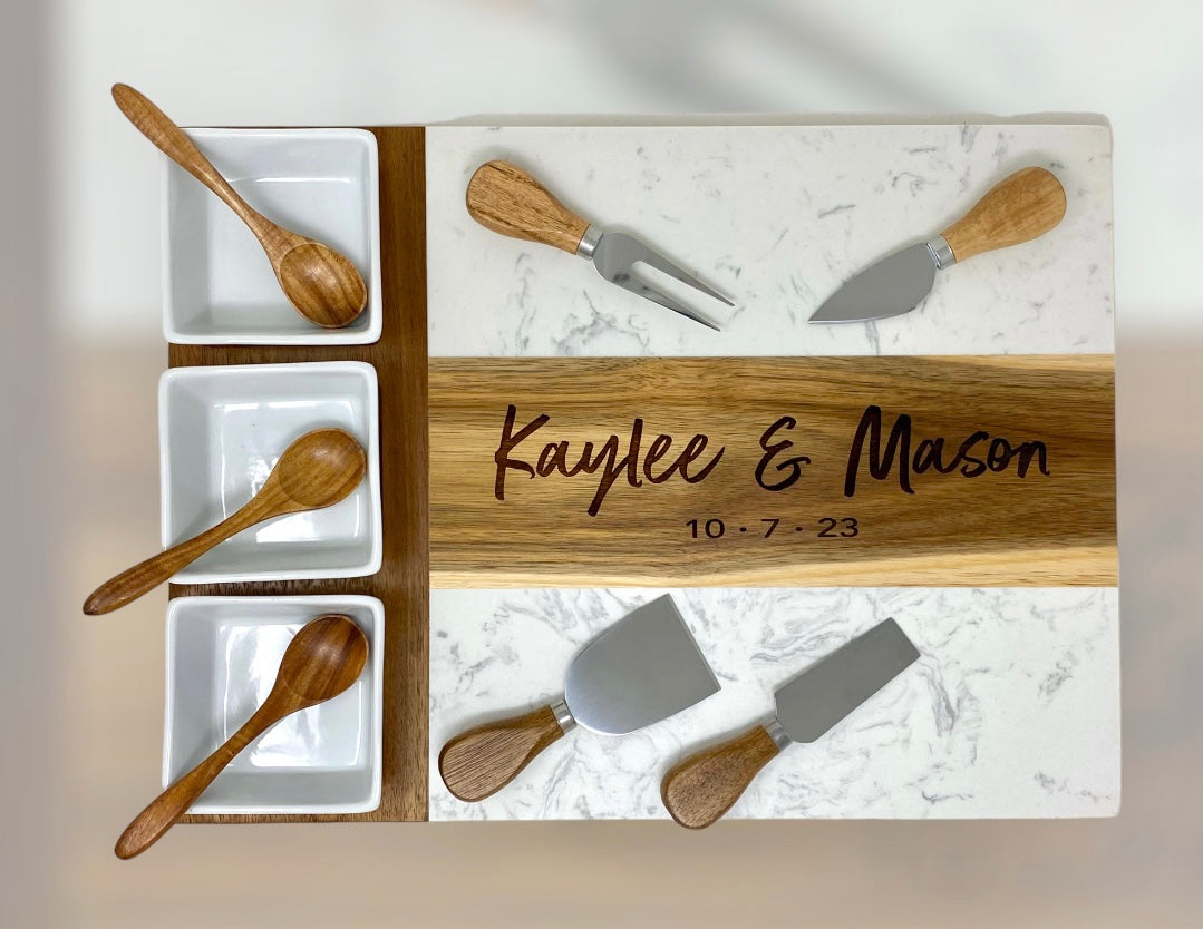 MARBLE CHARCUTERIE BOARD
