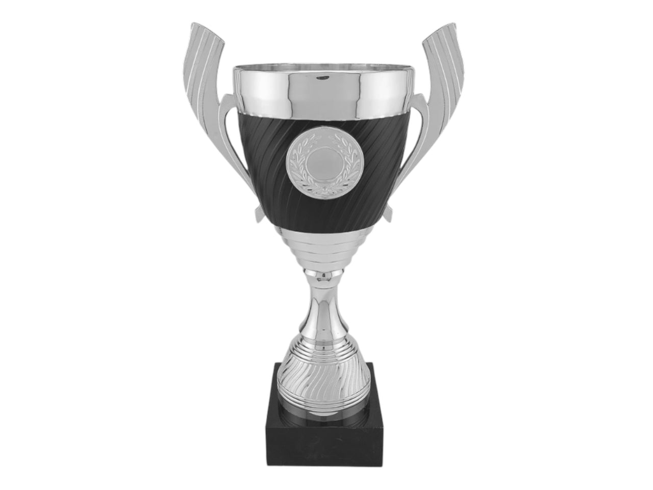Trophy Cup Silver or Gold Plastic with Marble Base