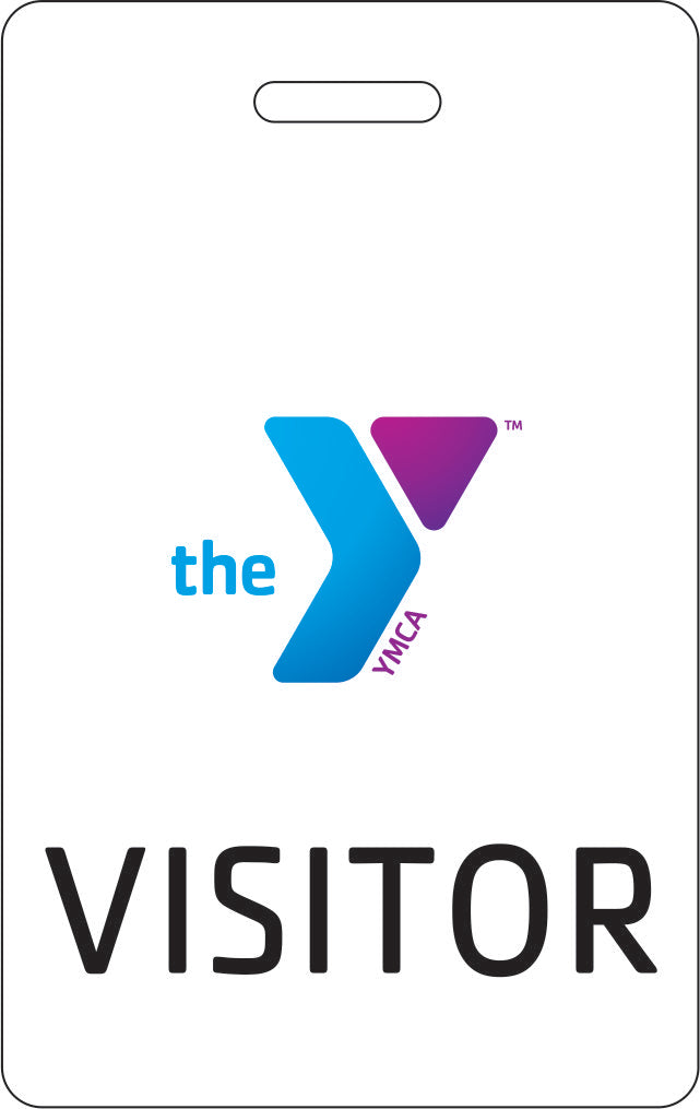 YMCA VISITOR Lanyard Tag